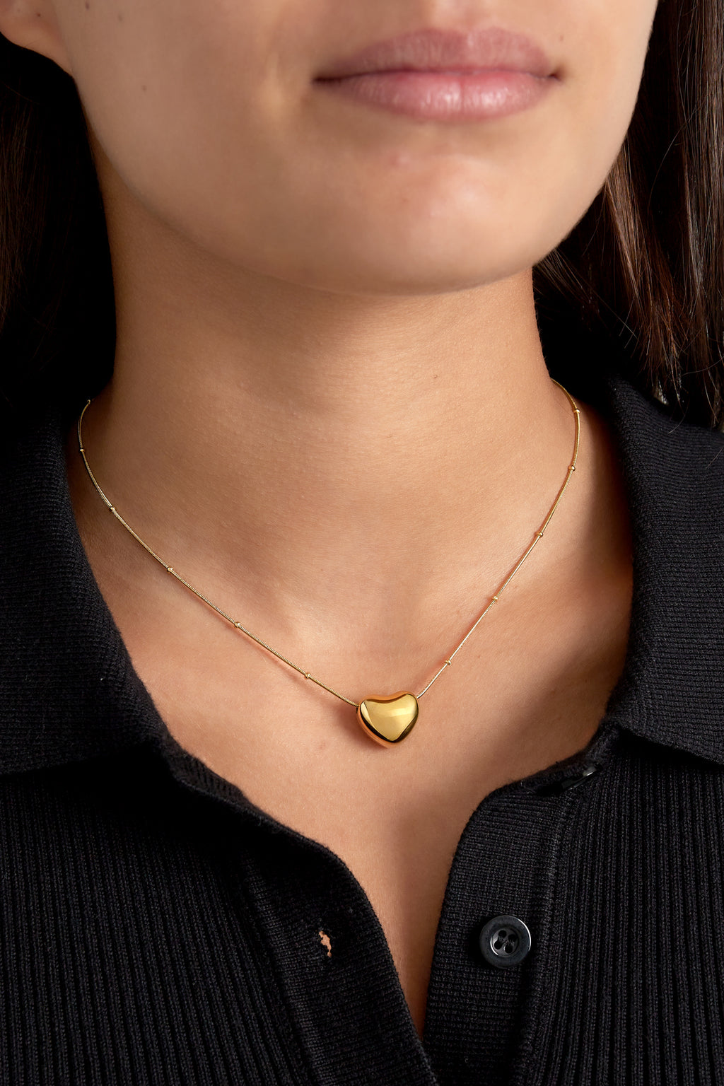 soft heart ketting