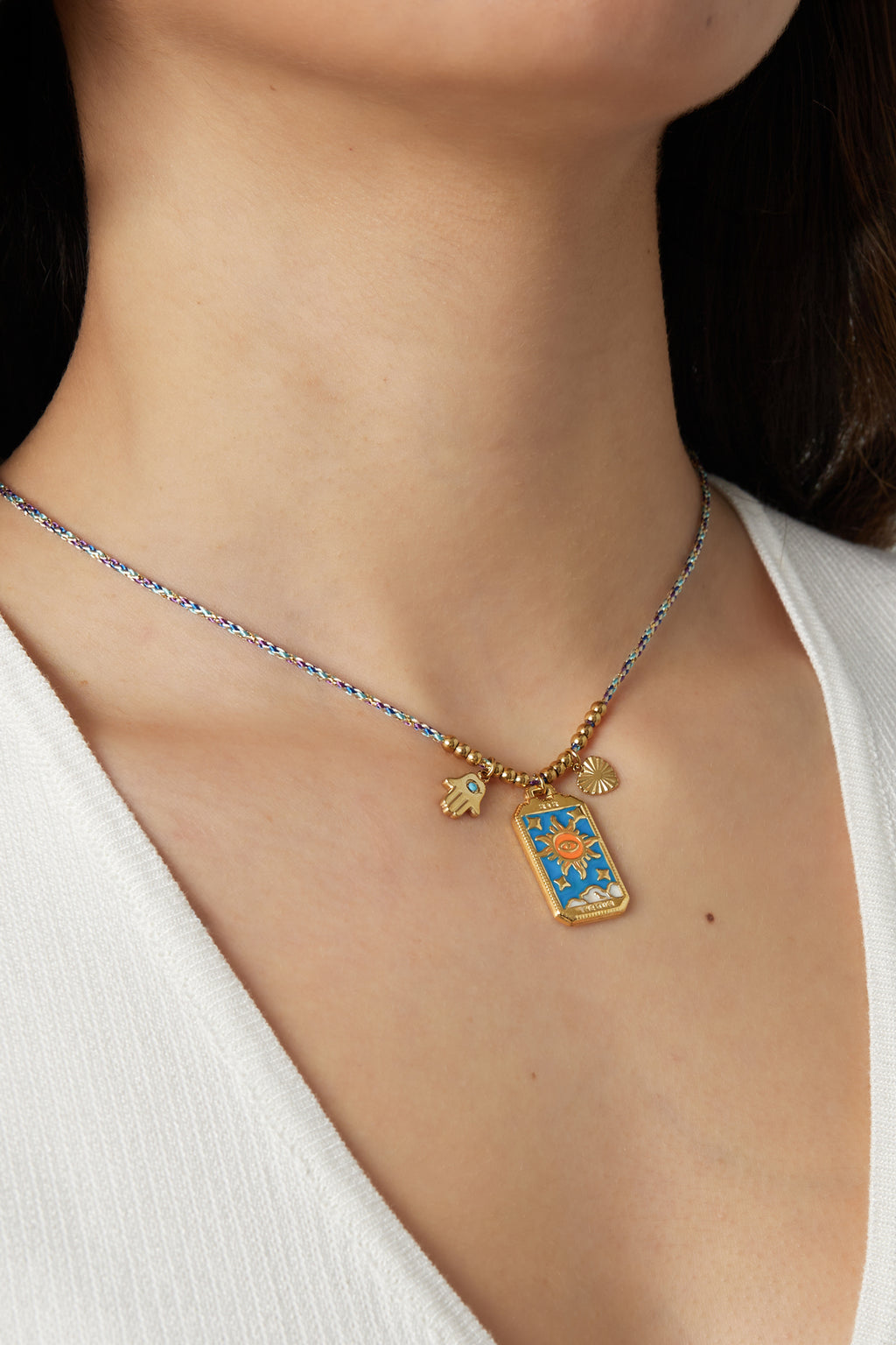 aurora ketting - blauw &