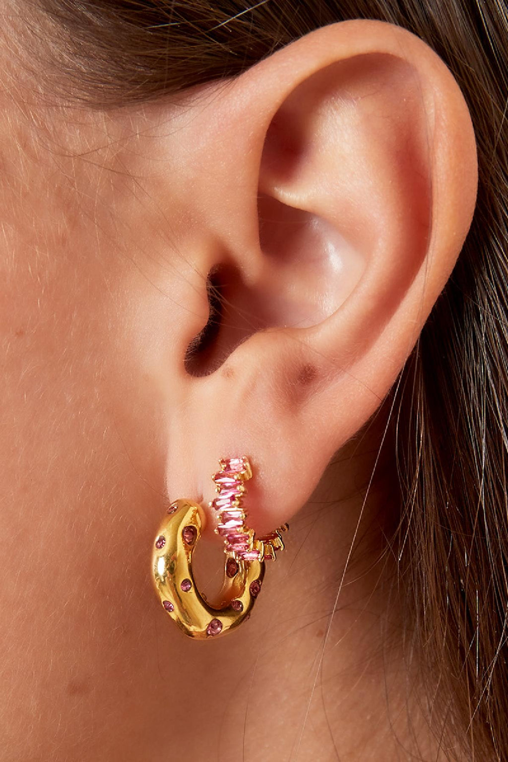 Oorbellen In Style Goud kleur Koper