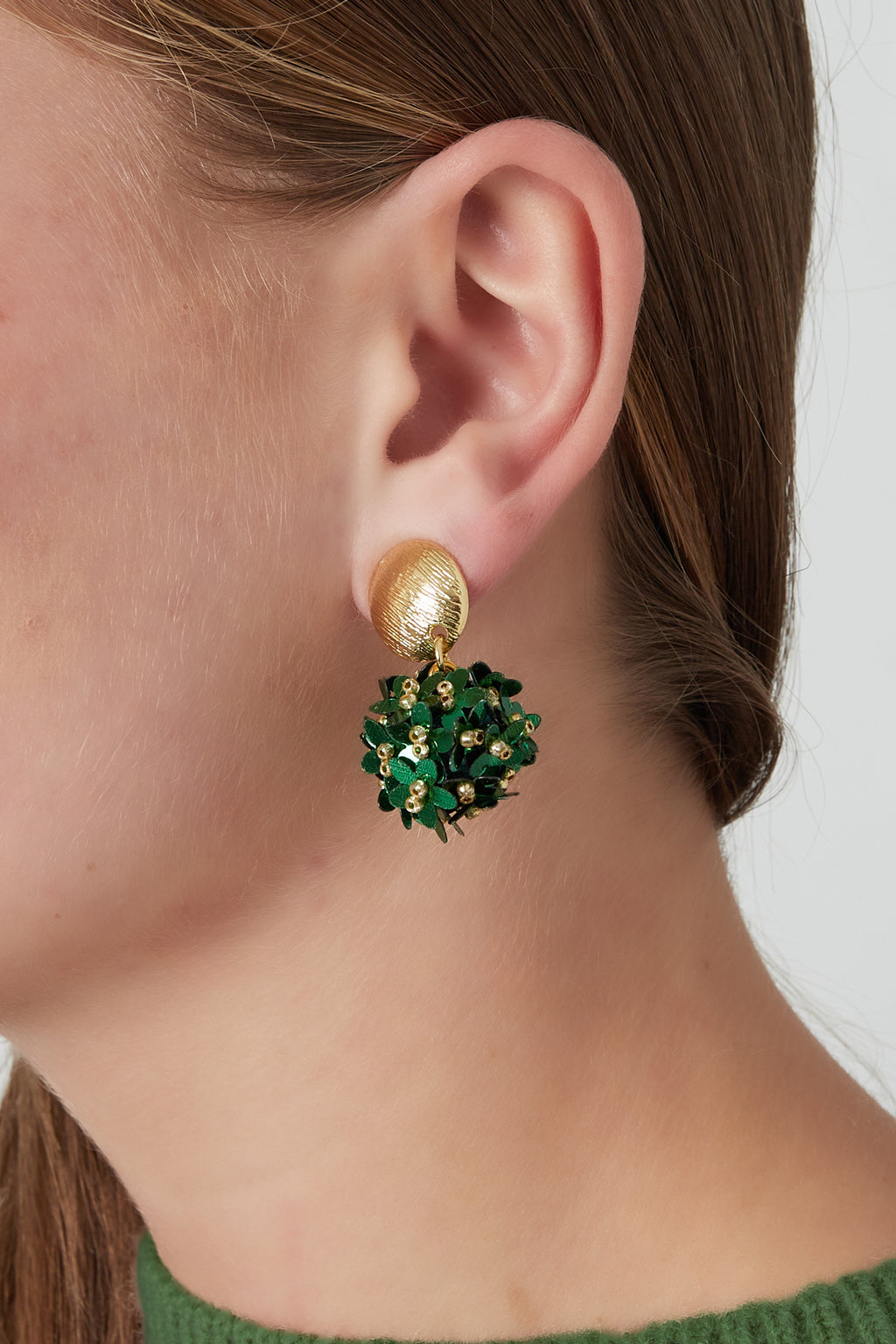 Pop of colour oorbellen