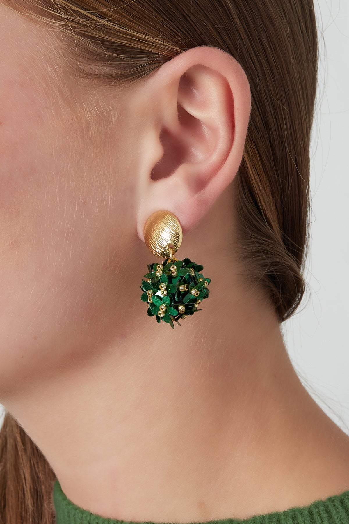 Pop of colour oorbellen