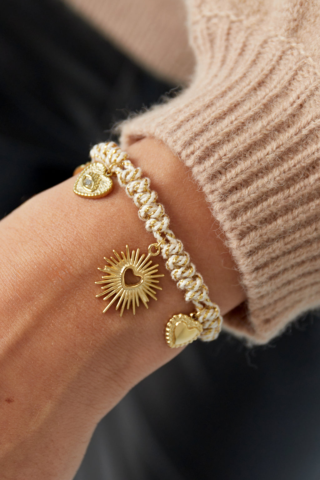 armband linked in love - groen en 