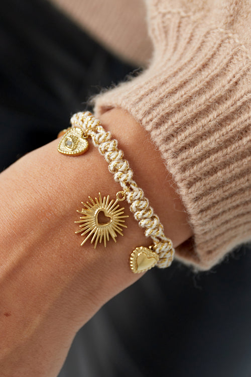 armband linked in love - groen en 