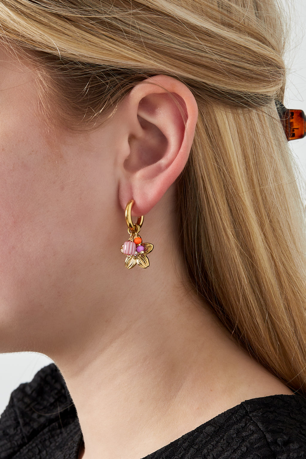 bloom hoops oorbellen