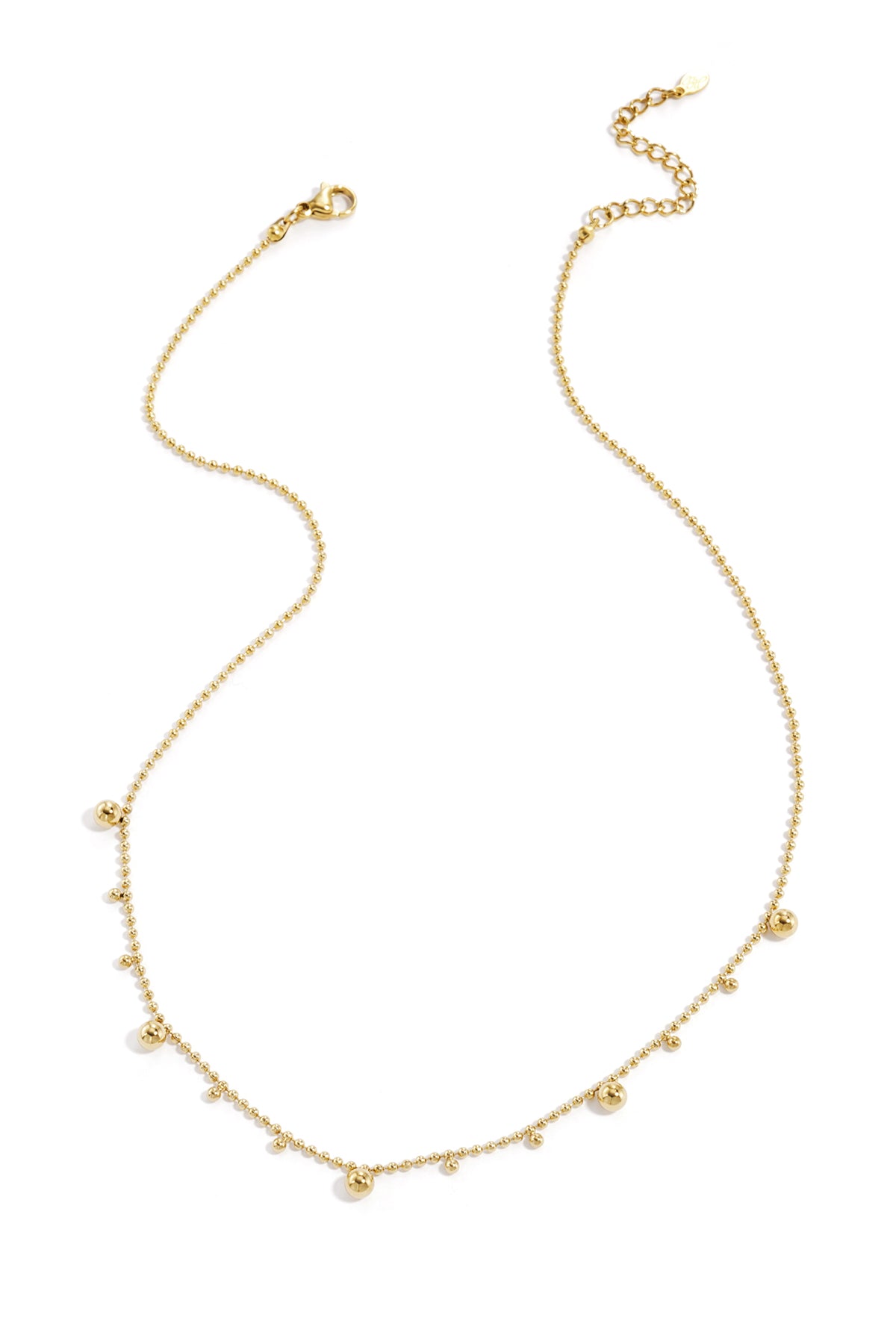 Ketting met afwisselende bolletjes