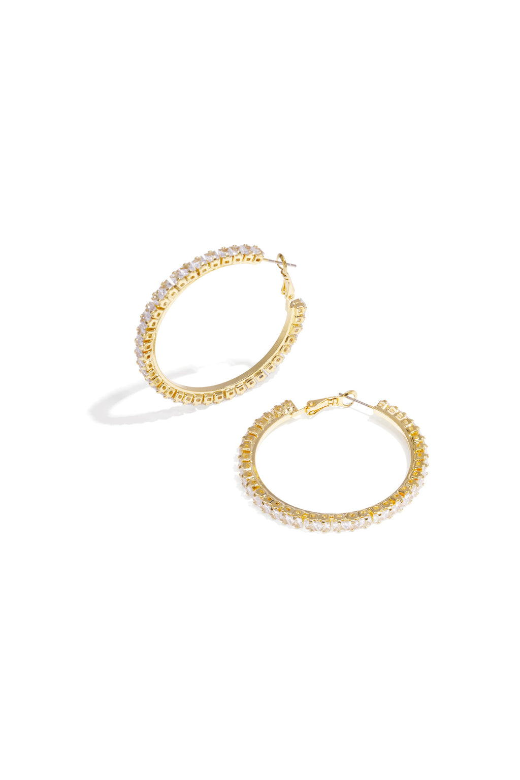 Koperen creolen geometrische elegante kerst luxe serie dames sieraden