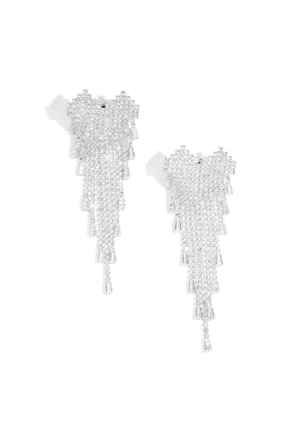 Koperen oorbellen met hanger, geometrisch, elegant, kerst, luxe serie, damessieraden
