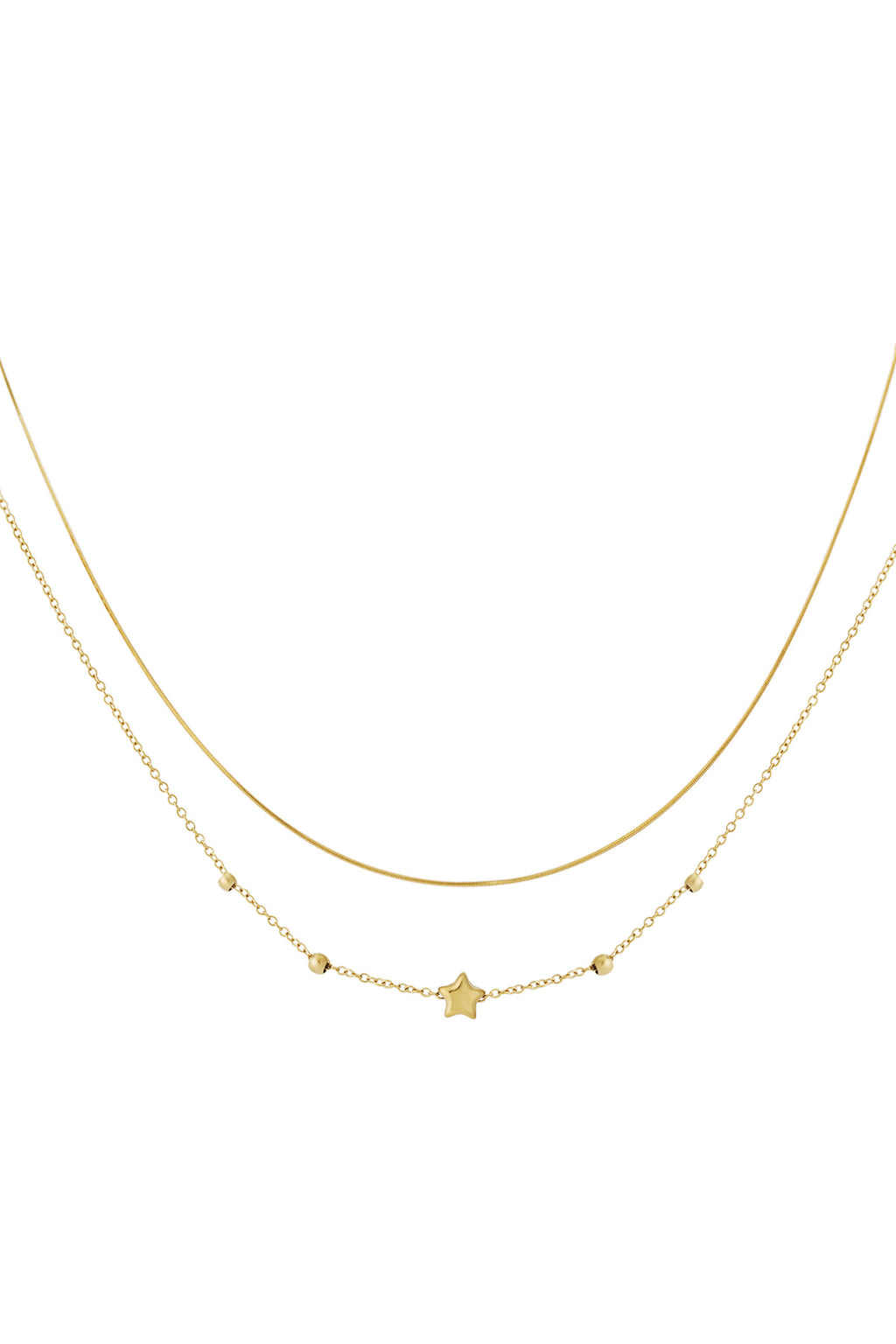 Dubbellaagse sterrenketting