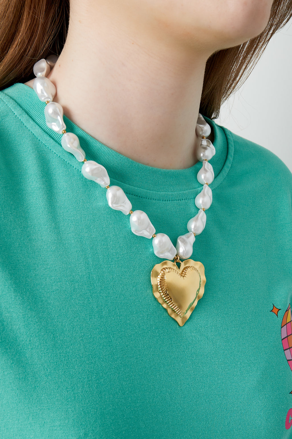 Parel liefde ketting