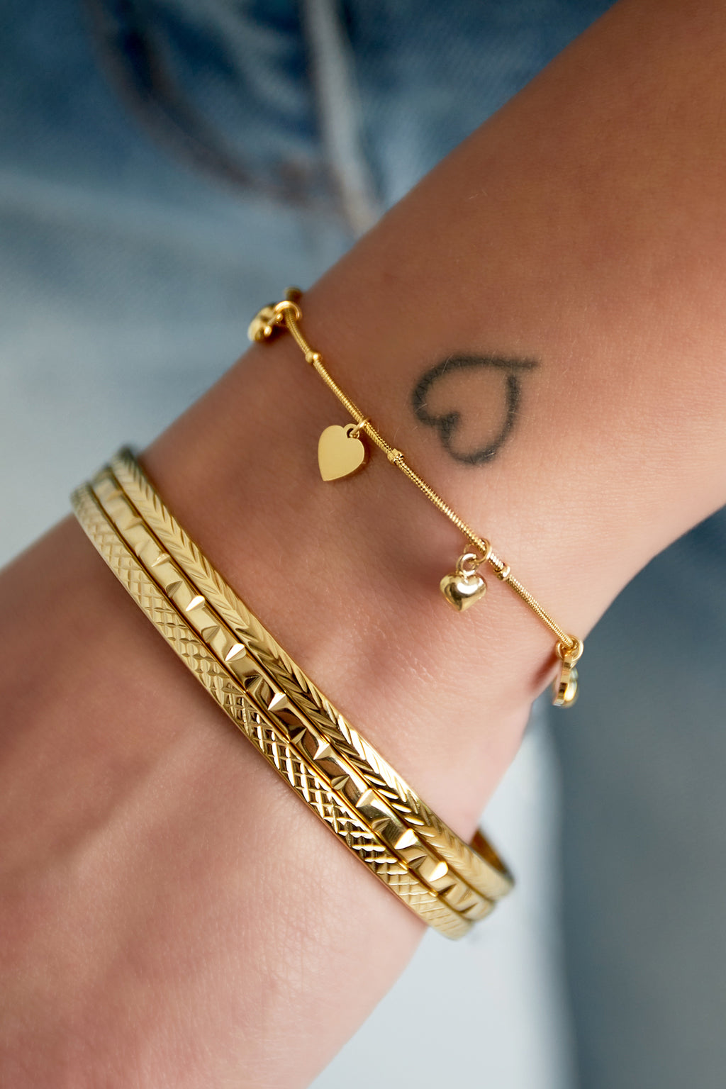 Glanzende armband