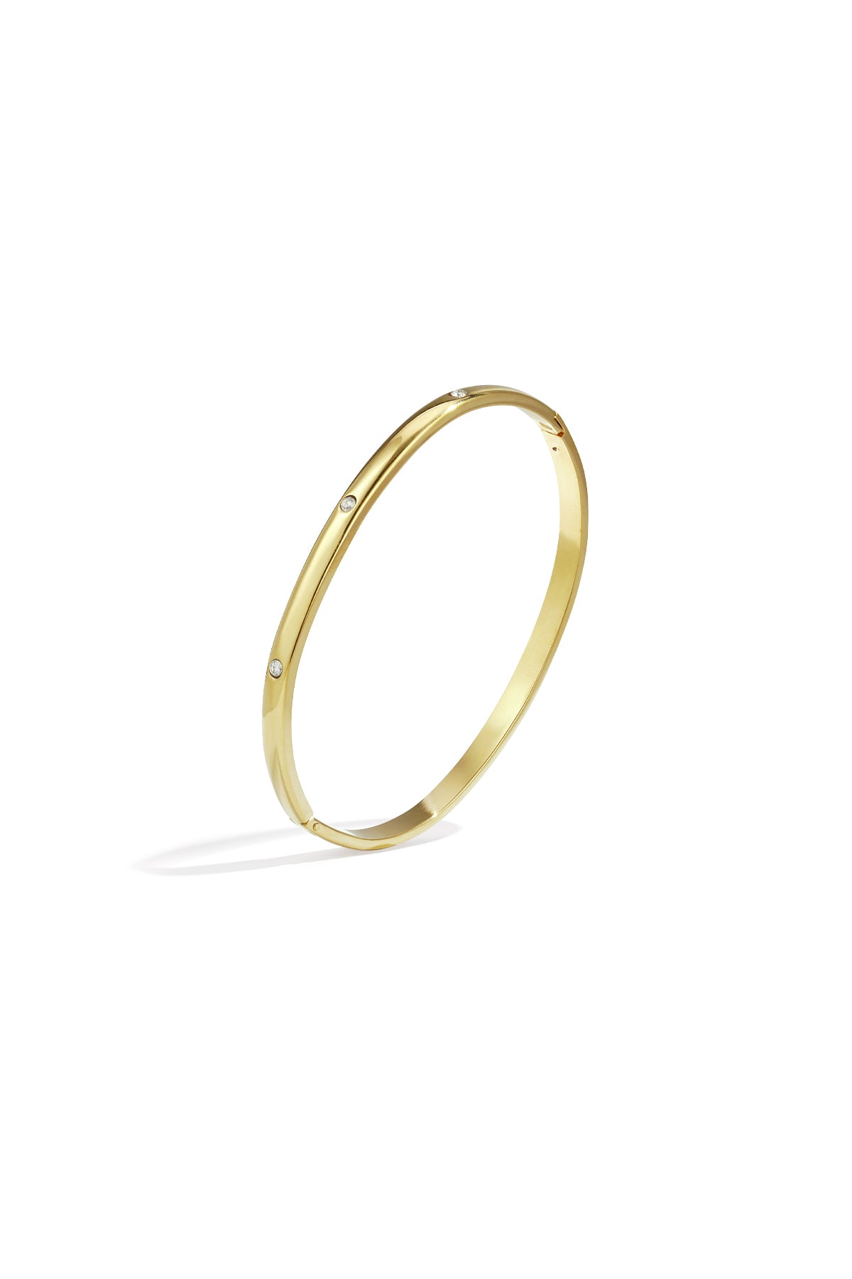 Bangle met subtiele steentjes