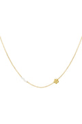 ketting bloem parel