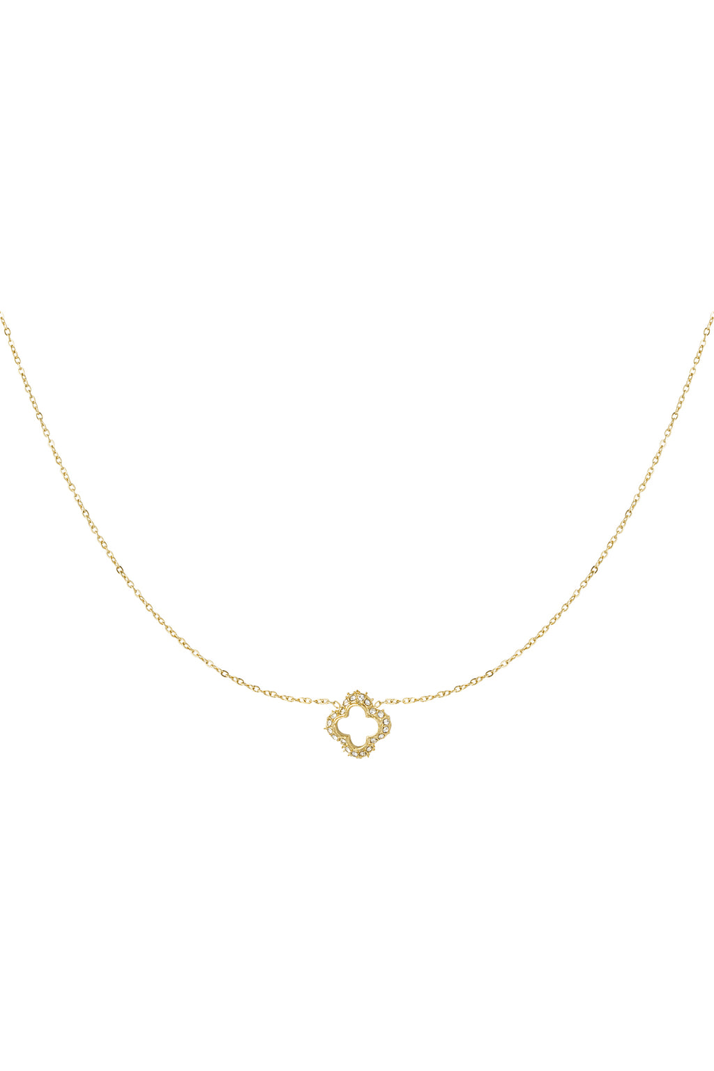 diamant klaver ketting