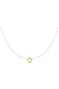 diamant klaver ketting
