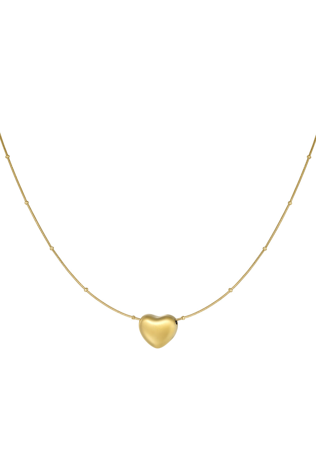 soft heart ketting