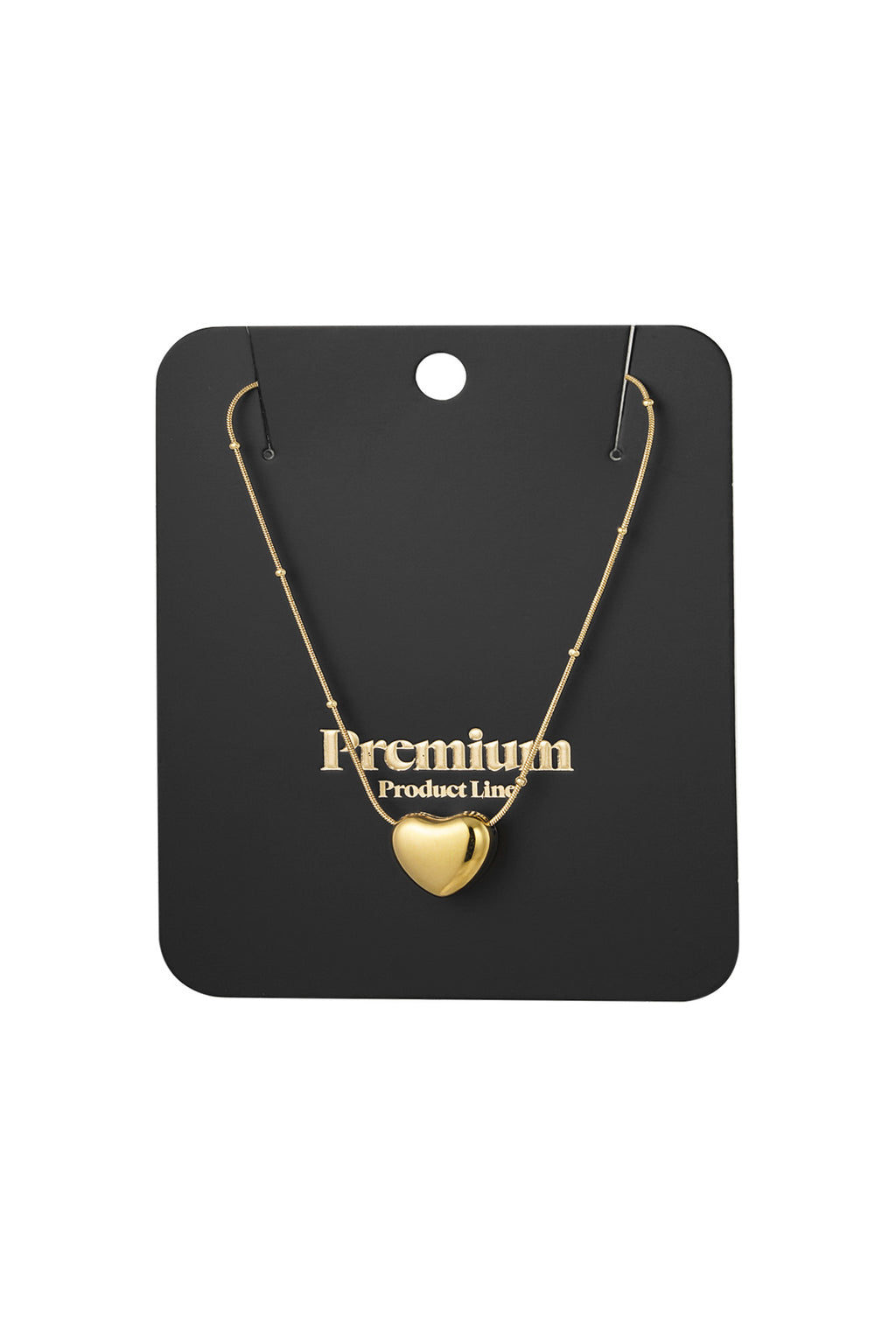 soft heart ketting