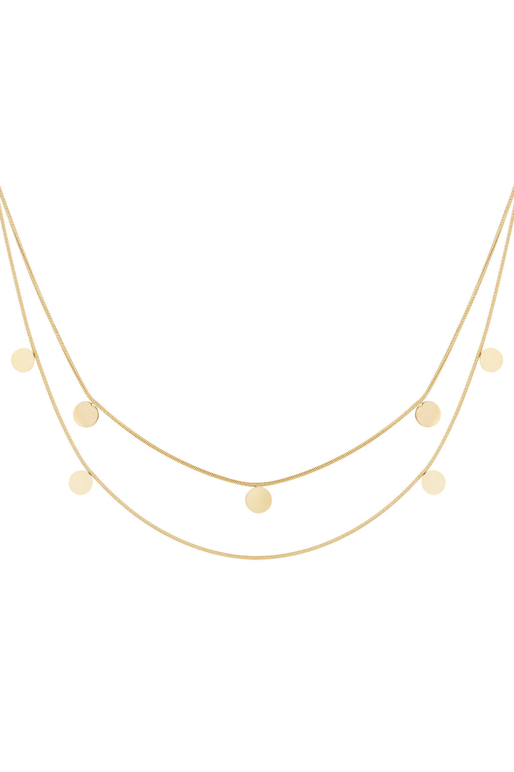 Dubbele ketting munten