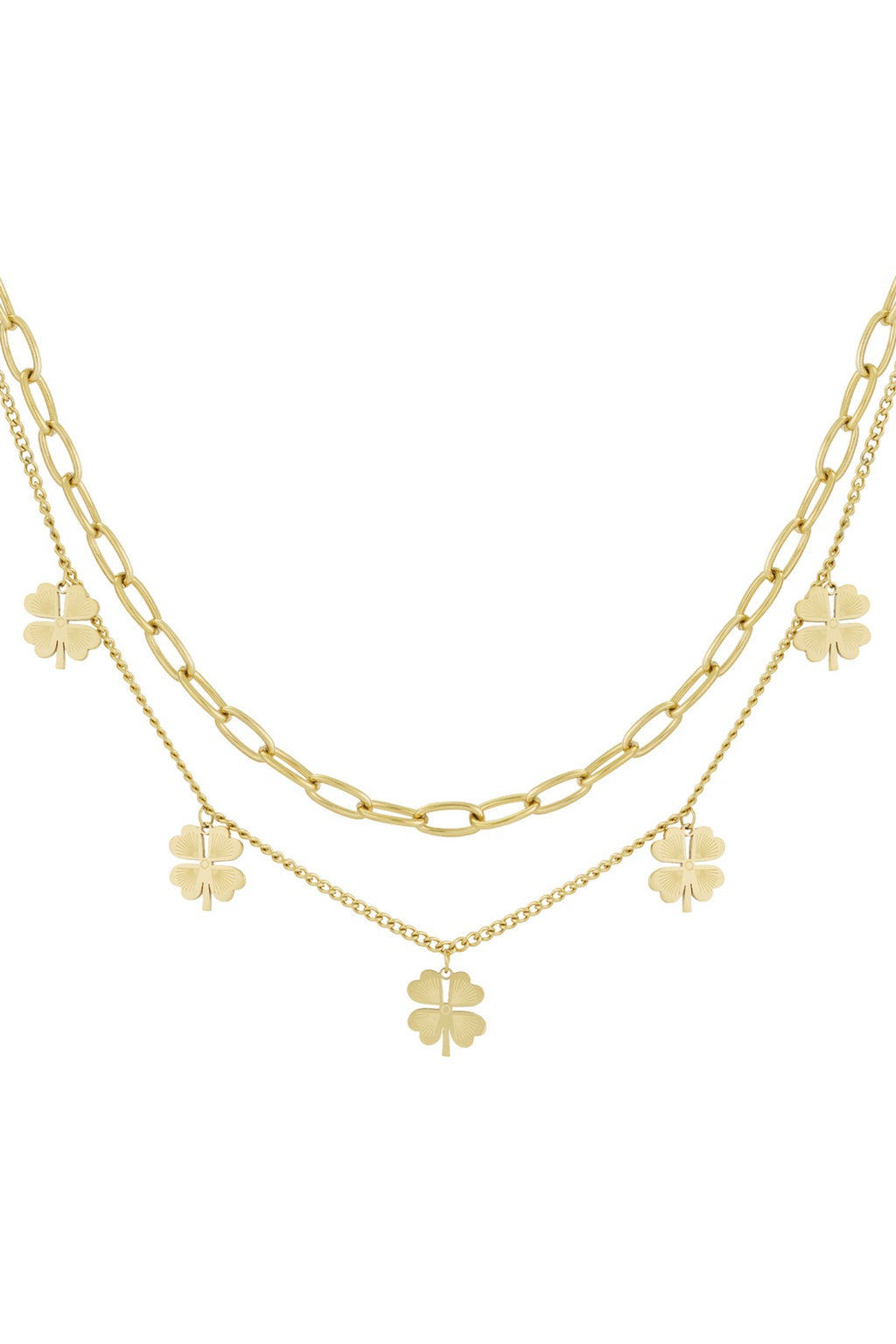 layered luck ketting