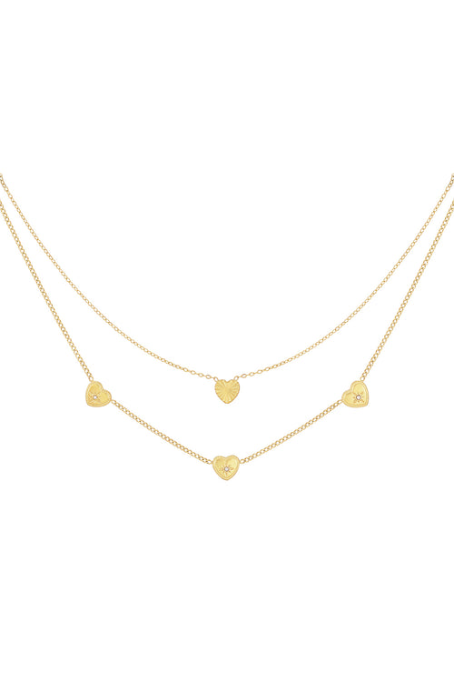 All the love ketting - zilverkleur