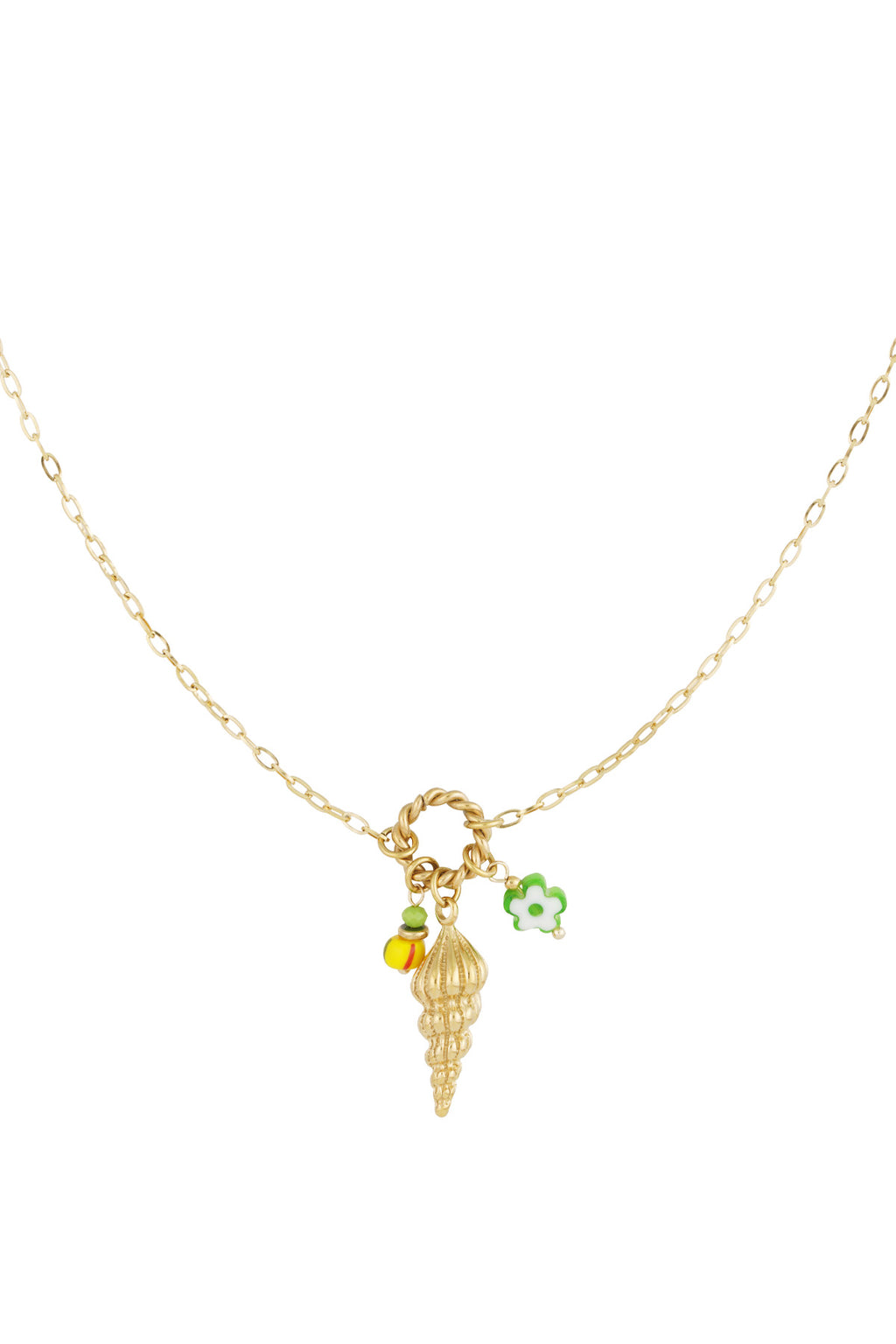 Shell Necklace - Gold kleur