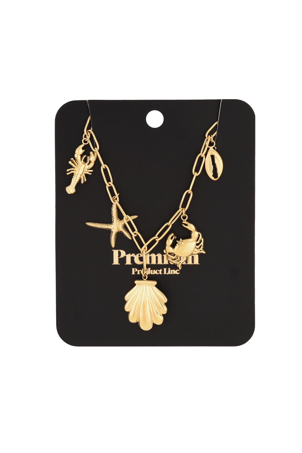 Beachy ketting - zilverkleur
