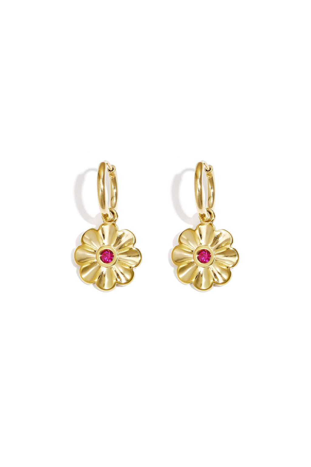 shimmering flower oorbellen