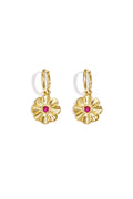 shimmering flower oorbellen