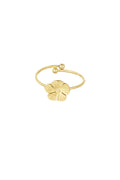 ring met schattige bloem