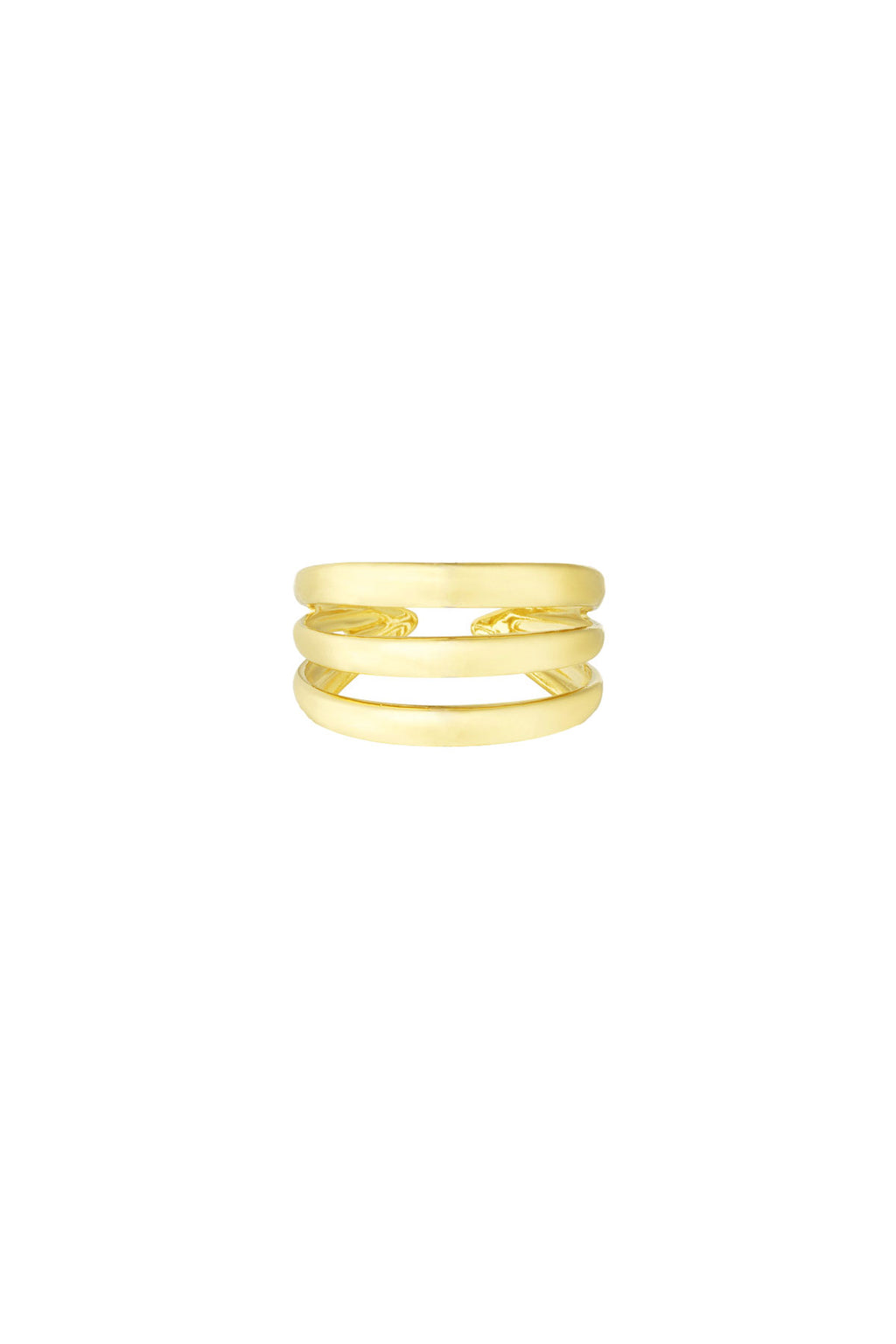 Vintage drielaagse ring
