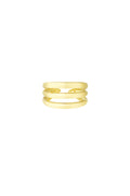 Vintage drielaagse ring
