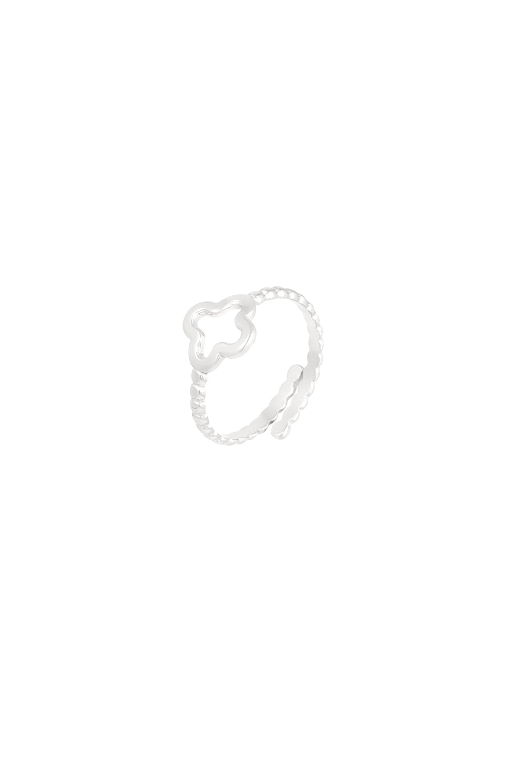 gedraaide ring met klaver
