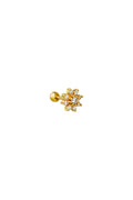 Piercing Flowerish Goud kleur Koper