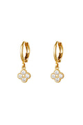Oorbellen Clover Goud kleur Koper