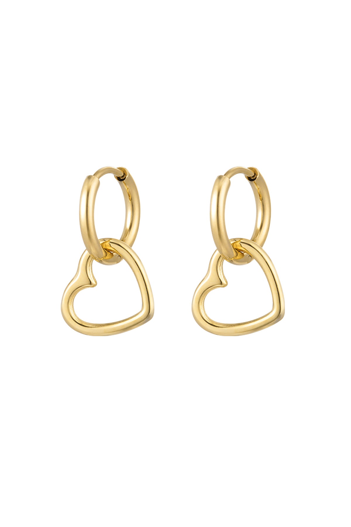 oorbellen basic hart