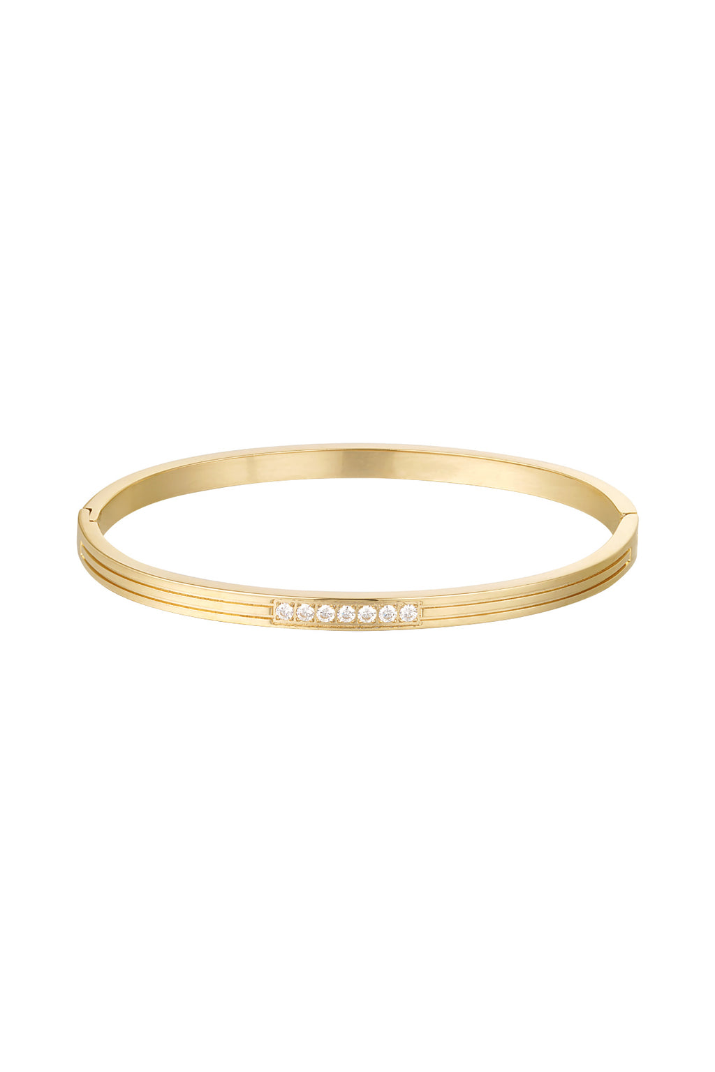 slavenarmband steentjes in het midden