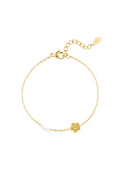 armband bloem met parels