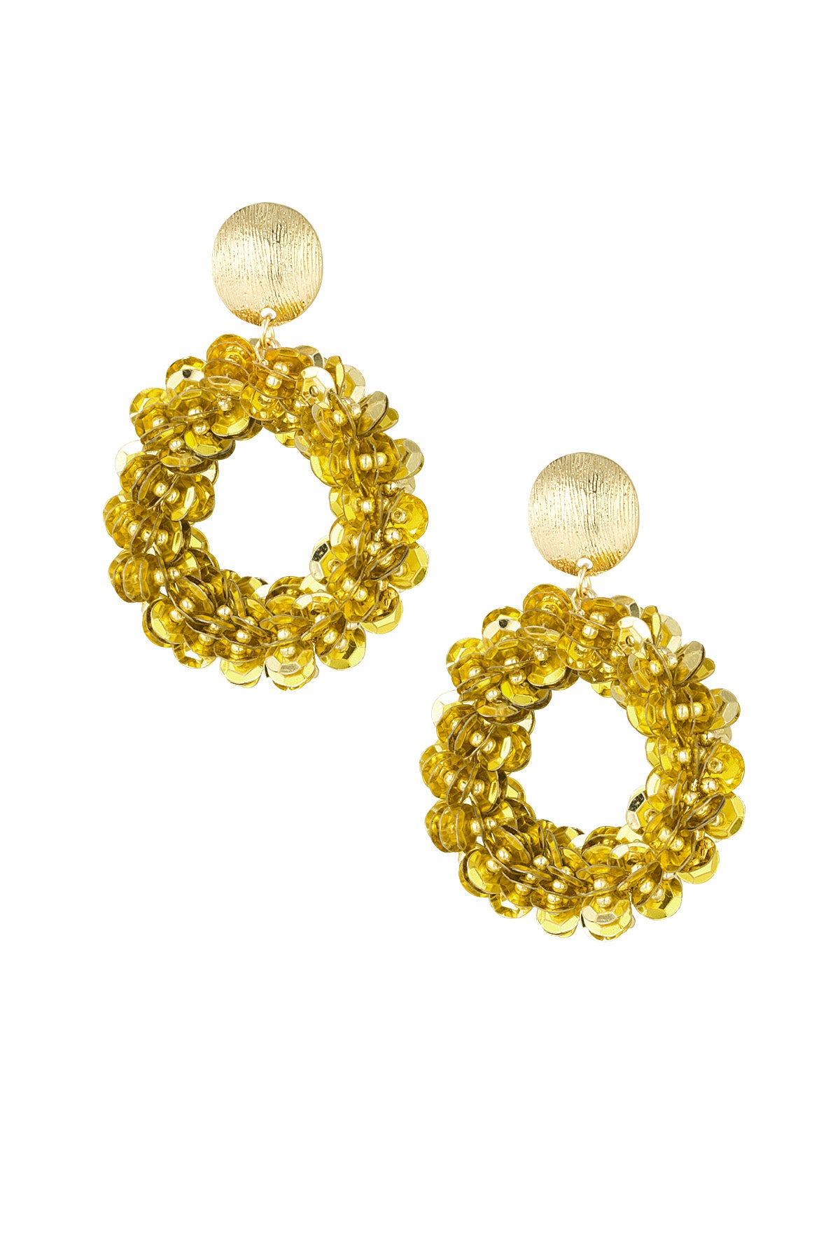 sequin spark oorbellen