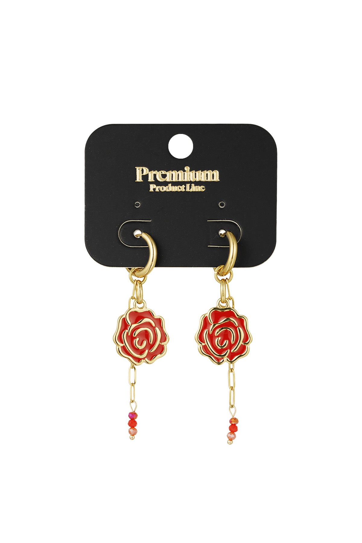 Oorbellen sweetheart rose