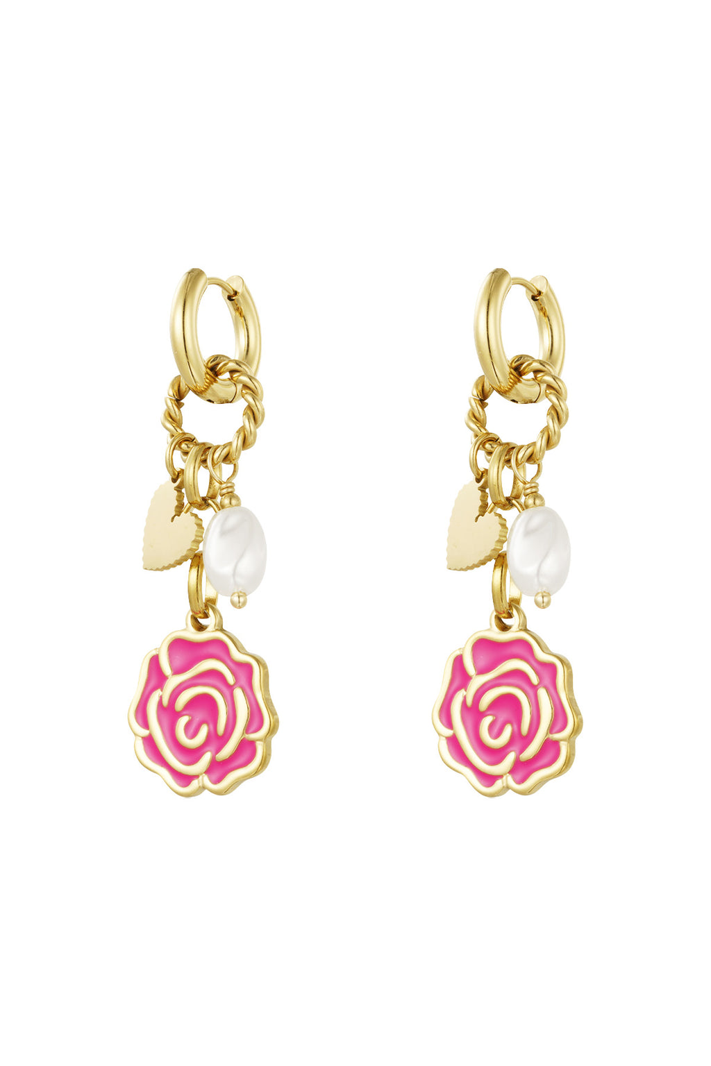 Oorbellen forever rose