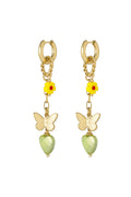 Oorbellen twinkle charm - Groen