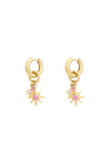 oorbellen pink starlight