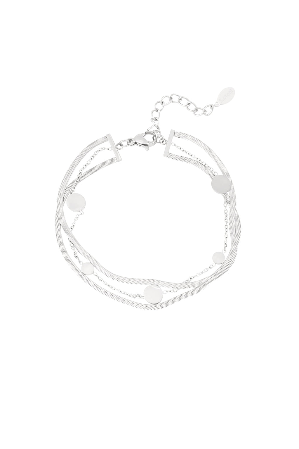 dubbele coin armband