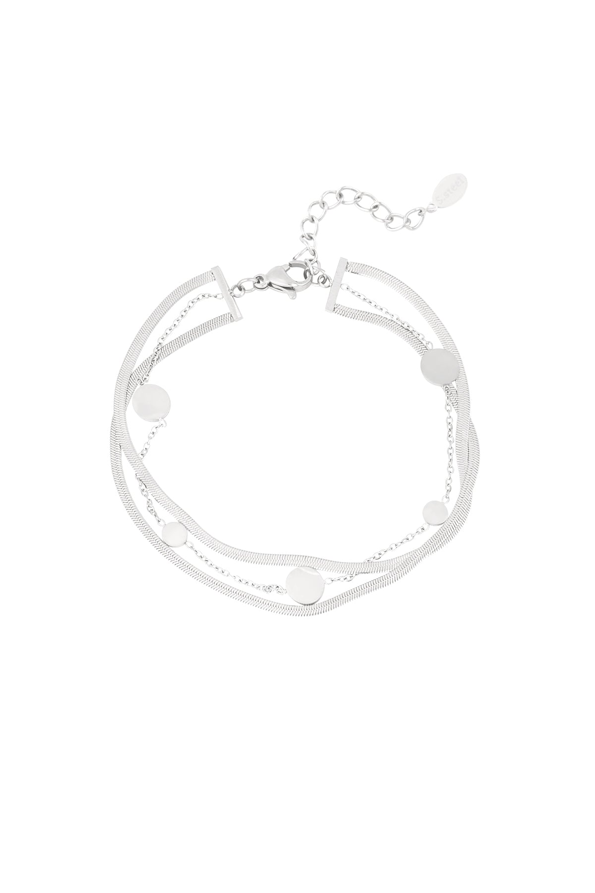dubbele coin armband
