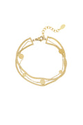 dubbele coin armband