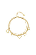 chunky heart armband