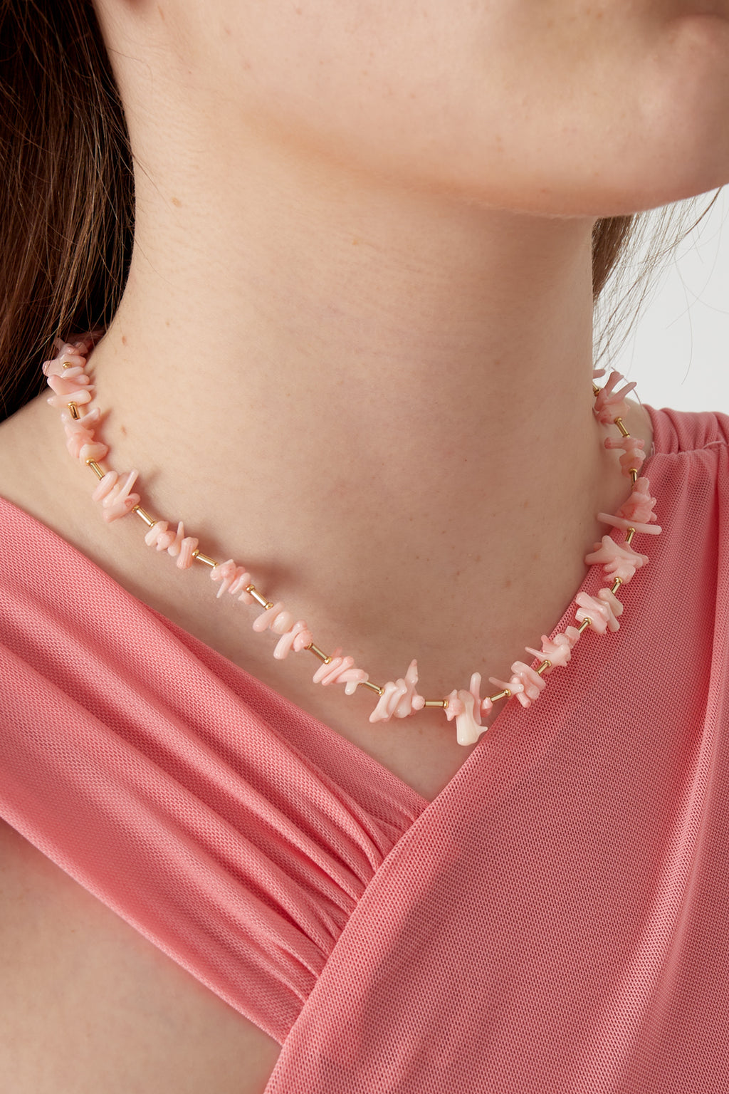 Koraal Charms Ketting