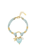 Flower Armband - Licht Blauw