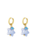 starry oorbellen - blauw & 