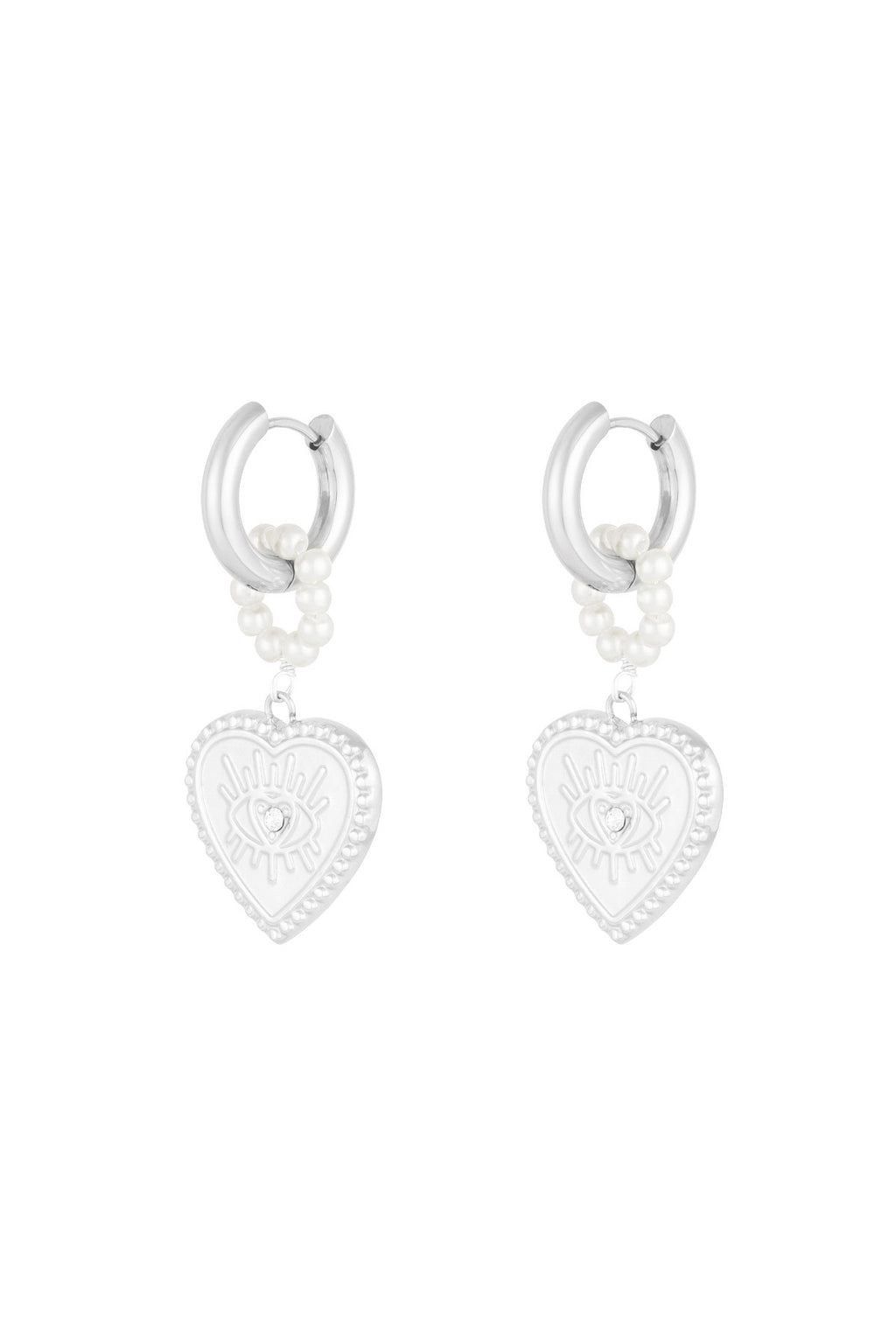 charming heart oorbellen