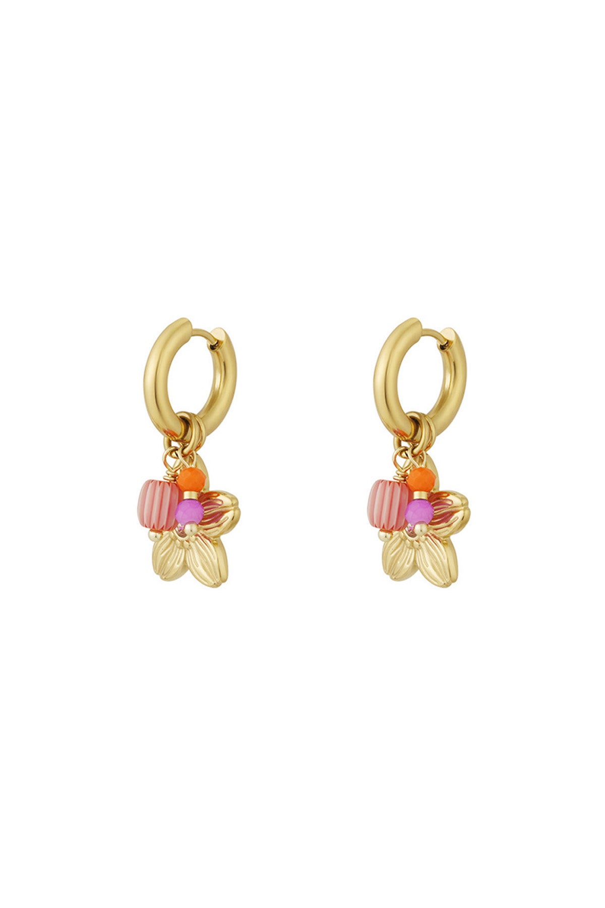 bloom hoops oorbellen